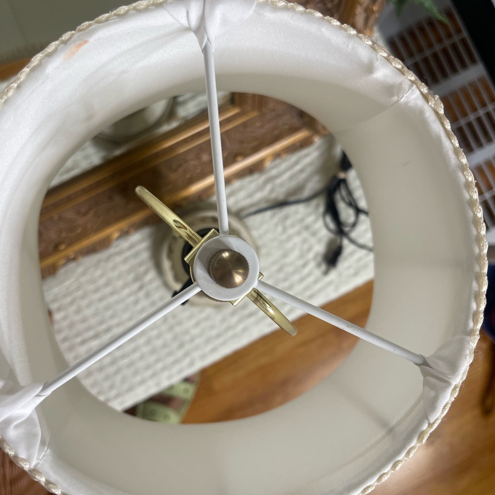 Elegant Cream Table Lamp - Picture 3 of 6